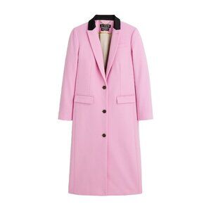 NWT J.Crew Alfie Topcoat in Picador Pink Italian Wool Blend Coat 10P